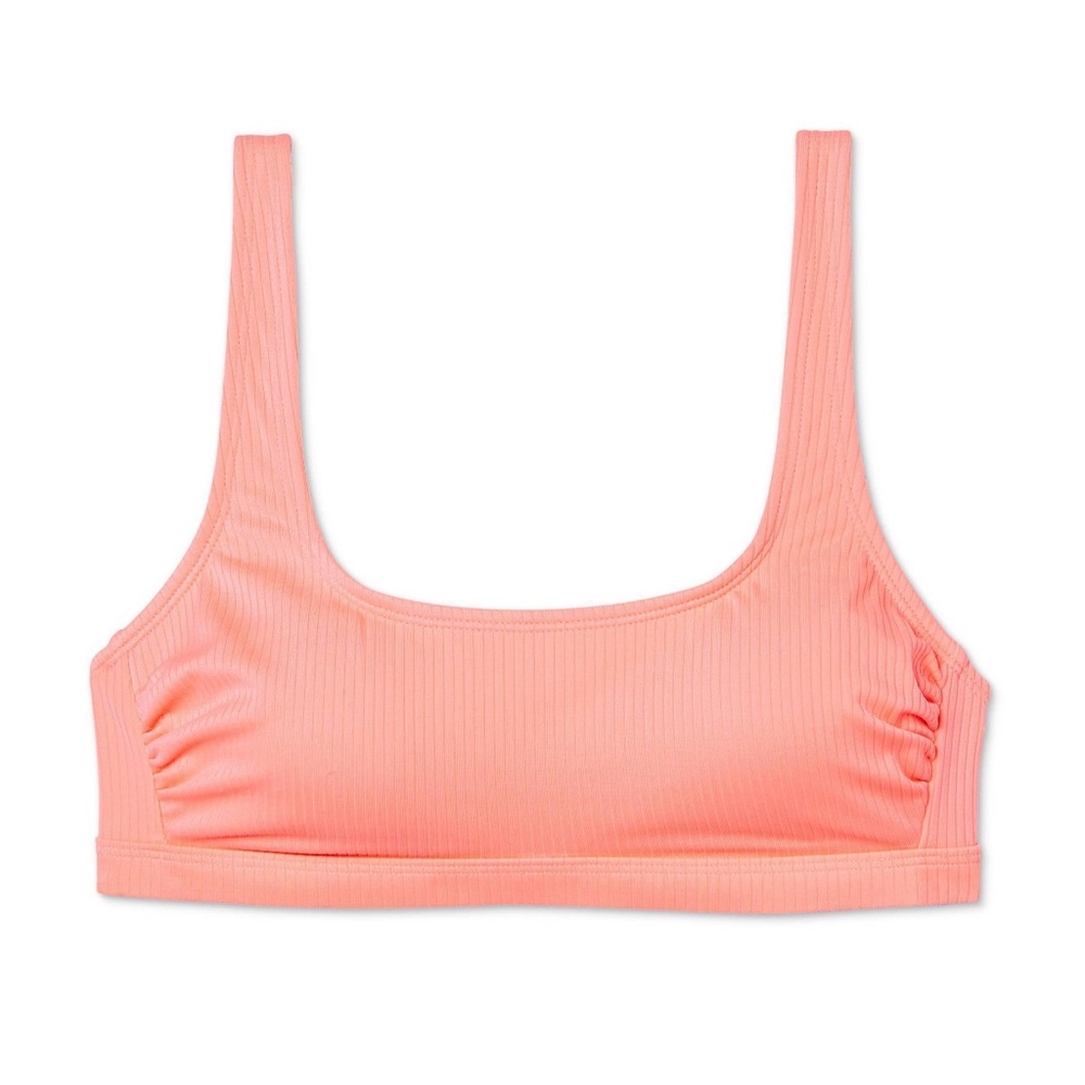 Juniors ribbed bralette bikini top NWT